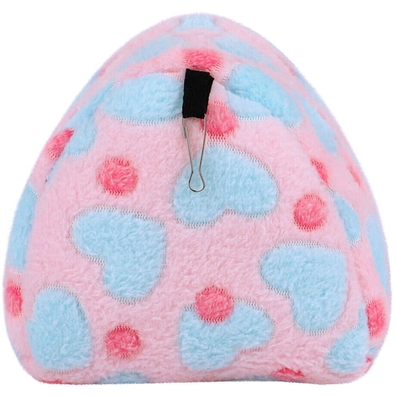 LEORX Warm Hanging Pet Bed Cotton Hamster Bed for Indoor Use with Heart Shape 1Pcs