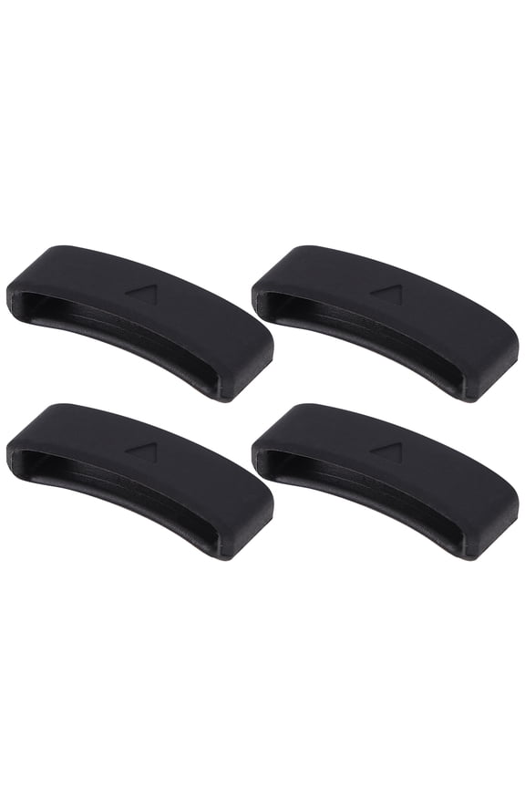 Watch Band Strap Loops 4Pcs Replacement Silicone Fastener Rings for Fenix 5X 26mm Inner Diameter