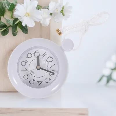 LEORX Waterproof Bathroom Shower Clock Wall Clock 12x12x4Cm 1Pcs