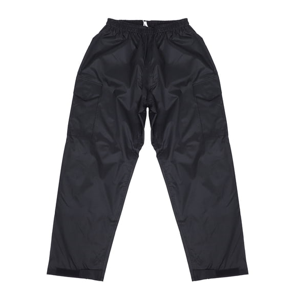 LEORX Wear Resistant Breathable Rain Pants for Hiking Camping and Fishing with Elastic Waistband