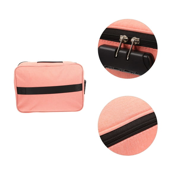 LEORX Waterproof Fireproof Document Organizer Box Collapsible File Storage Bag Multi-Layer File Bag