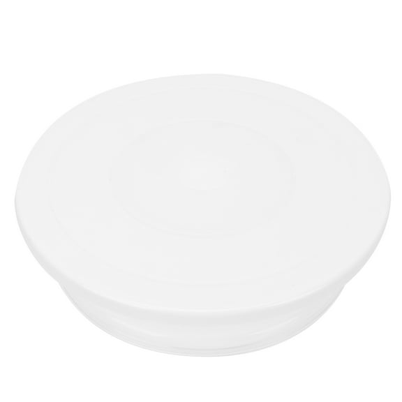 LEORX White Cake Baking Turntable for Decorating Easy Operation PP Material Perfect Baking 12 Inch