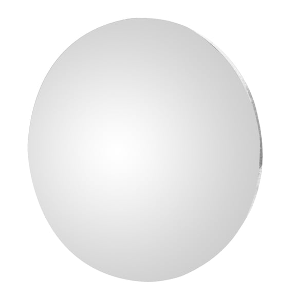 LEORX Plated Silver Plastic Convex Outdoor Mirror with Wide Angle Lens for Blind Spot Viewing