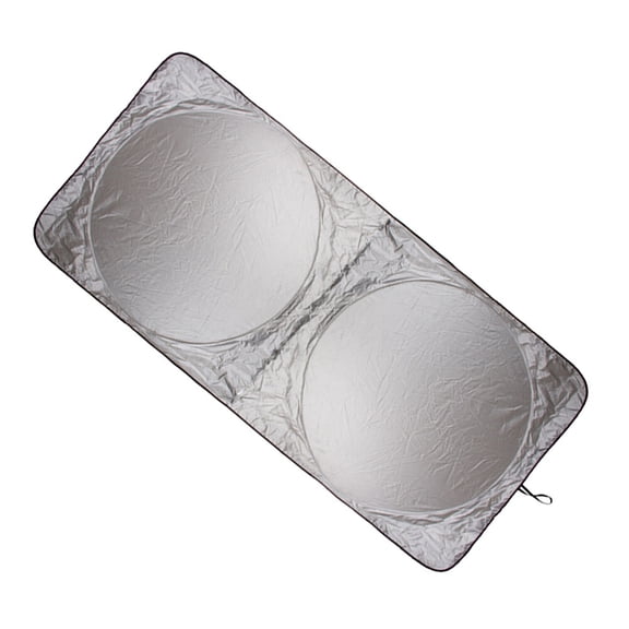 LEORX Windscreen Sun Shade Fire Retardant Silver 1Set