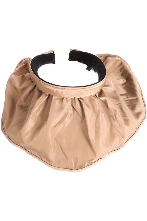 Women Sun Hat Coffee Shell Shape for Travel and Beach 1Pack