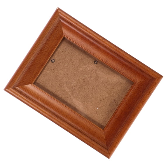 LEORX Wooden Picture Frame for Desktop Display Brown Material 4x6 Inches
