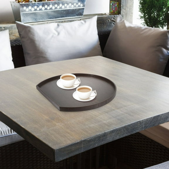 LEORX Retro Japanese Style Platter 1Set 14.2X12.6X0.6In