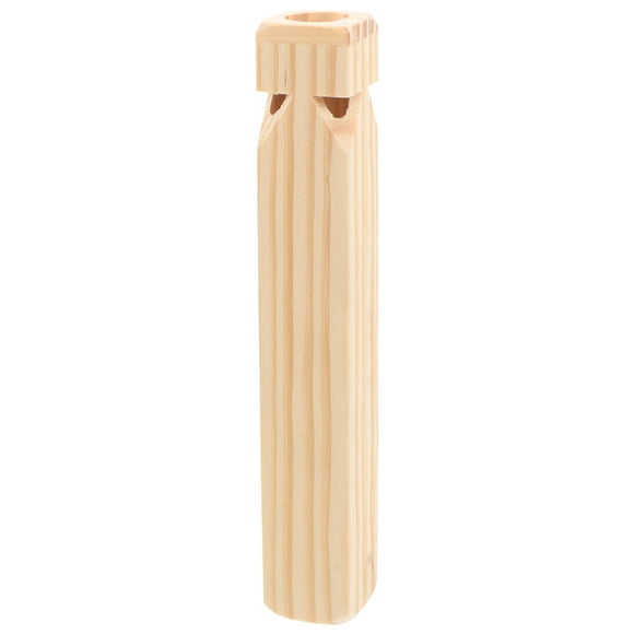 LEORX Wooden Whistle Toy for Kids Playing Beige Color Safe and Smooth Small Size Lightweight