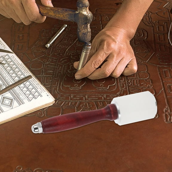 LEORX Working Mallet 1Set Hardwood with Ergonomic Handle for Beginners and Professionals