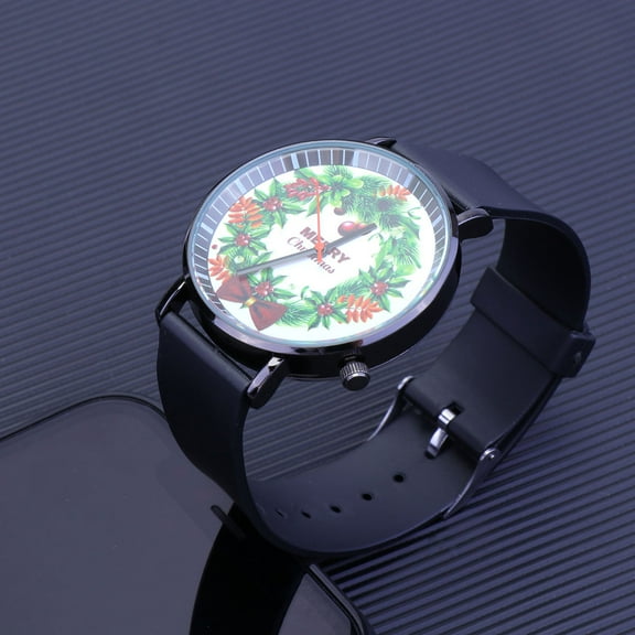 LEORX Wrist Watches For Woman Quartz Watch Black Plastic 1Set Fashion Timekeeping For Birthdays