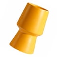 thumbnail image 1 of LEORX Yellow Ceramic Vase for Home Use Elegant Design for Flower Arrangement and Storage, 1 of 8