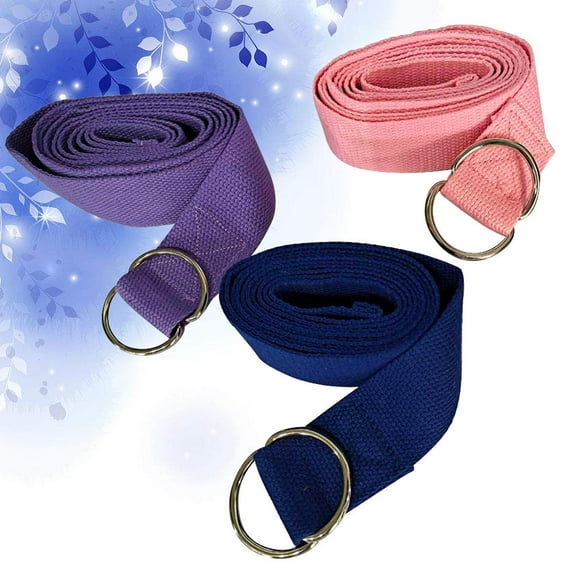 LEORX Yoga Stretch Bands 3Pcs for Muscle Growth and Tension Resistance