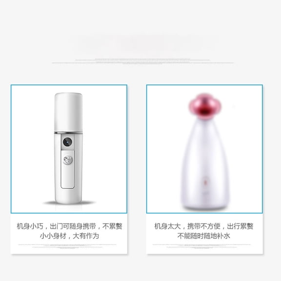 LEORX Mini Atomization Spray Humidifier Portable Nano Sprayer for Home 1Pcs