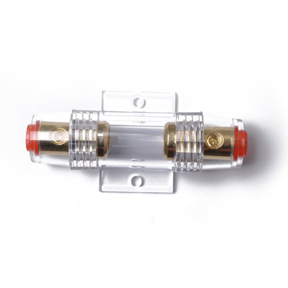LEORX Auto Fuse Holder Block Plated Silver Agu Style for Car Trailer Bus Yacht Rv Electrical Safety