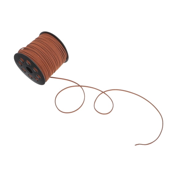 LEORX Light Brown Suede Cords for DIY Jewelry Making Durable Beading Ropes