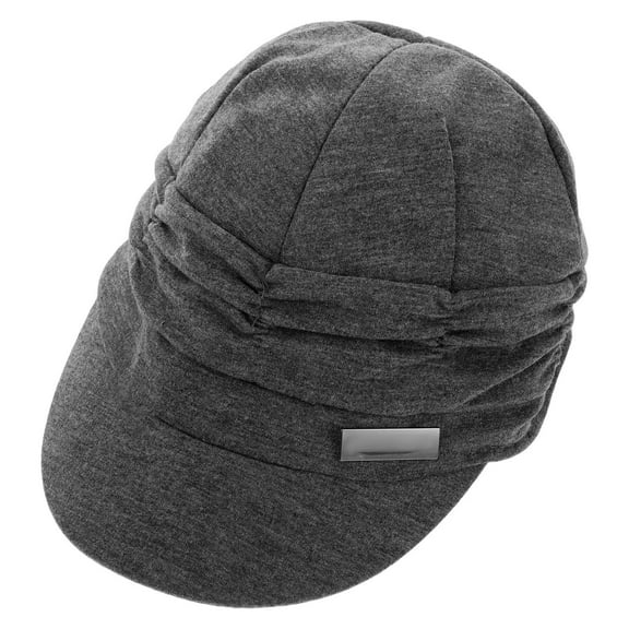 LEORX Woman Sleep Hat Grey Cotton Chemo Headwrap Protects Scalp and Hair Moisture