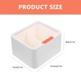thumbnail image 1 of LEORX cotton makeup organizer Cotton Pad Holder White Moistureproof Storage for Dresser 1Set, 1 of 8