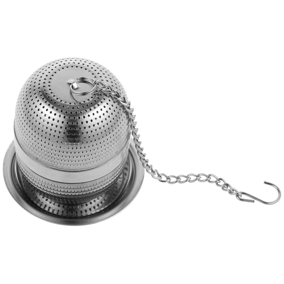 LEORX Simple Silver Tea Infuser Ball for Cup with Fine Stainless Steel Mesh