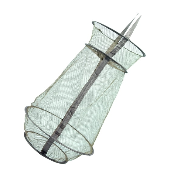 Spring Frame Trout Net LEORX fishing nets fish Collapsible Fishing Net Olive Green Spring Wire ...