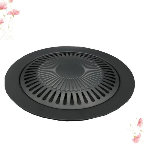 LEORX grill pan for oven Barbecue Non-stick Iron Even Heat Distribution Cooking Enthusiasts 1Pcs