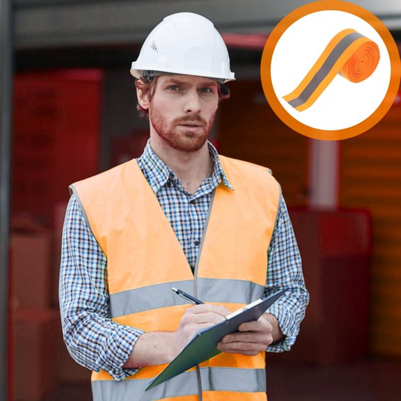 LEORX high visibility reflective tape strip reflective webbing for men 1 Set