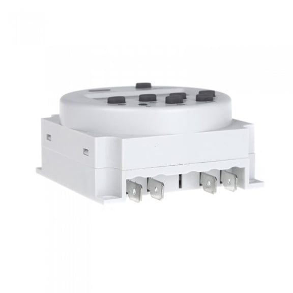 LEORX on off timerswitch Programmable Timer Switch White LCD Power Management for Office Use 1Pack