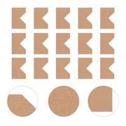 LEORX packing corner protectors Cardboard Corner Protector Chocolate Strong and 1 Set