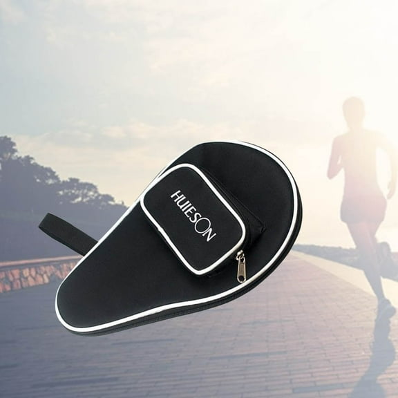 LEORX table tennis bat case hard Oxford Cloth Black for protection 1Pcs