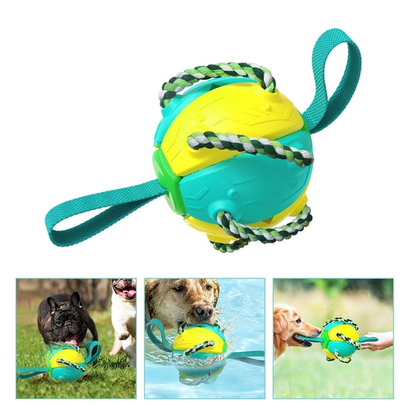 LEORX Interactive Pet Toy Ball Flying Toy ABS Dog Toys Flying Ball Design 1Pcs for Fan Gear
