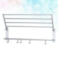 thumbnail image 1 of LEORX wall mount towel rack Towel Rack Stainless Steel Bathroom Use 1Pack, 1 of 8