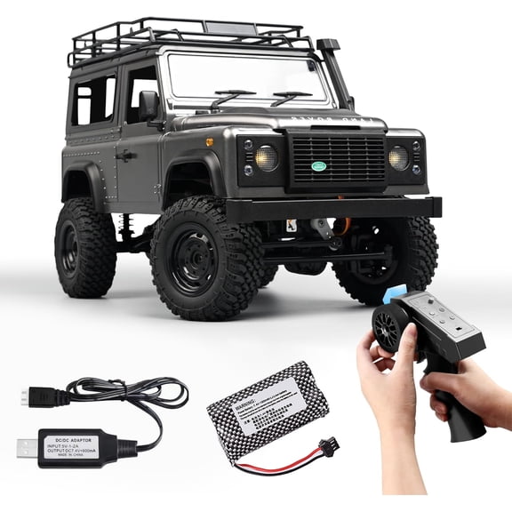 Aobaiwo RC Car Jeep MN 99s 1:12 Scale Metal Alloy Battery-Powered