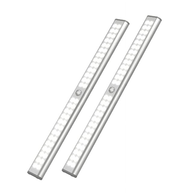 LEPOTEC 52 LED Motion Under Light,Under Counter Closet Lighting, Wireless USB