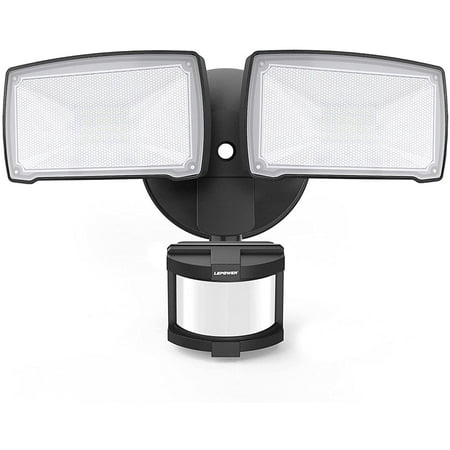 LEPOWER 30W LED Security Lights Motion Sensor Light Outdoor, 3200LM Motion Security Light, 5500K, IP65 Waterproof, 2 Head Motion Detector Flood Light for Garage, Yard, Porch