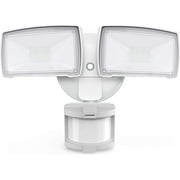 LEPOWER 30W LED Security Lights Motion Sensor Light Outdoor, 3200LM Motion Security Light, 5500K, IP65 Waterproof, 2 Head Motion Detector Flood Light for Garage, Yard, Porch