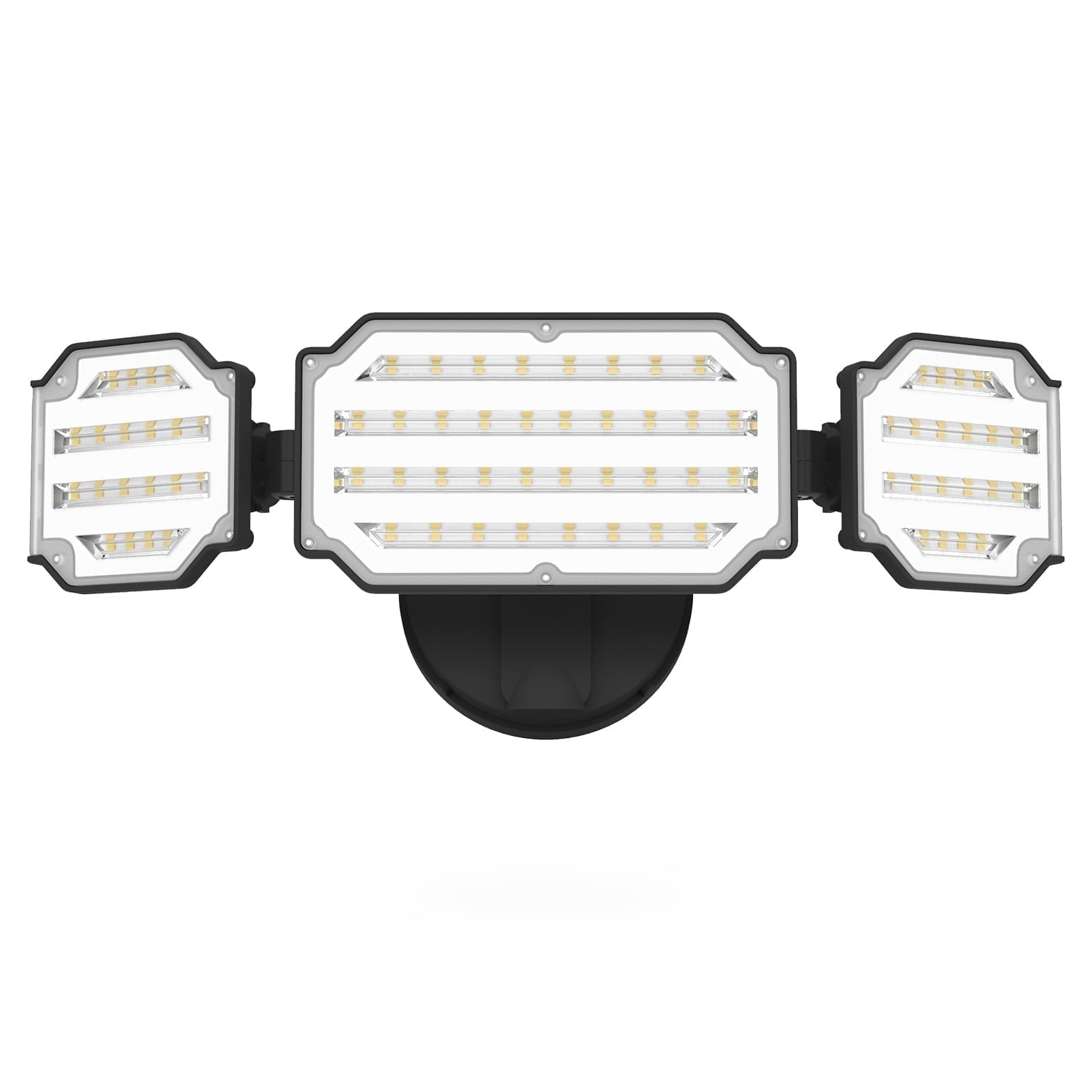 LEPOWER 45W 4500LM LED Flood Light Outdoor,3 Adjustable Heads IP65 Waterproof for Garage,Yard,Porch