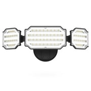 LEPOWER 45W 4500LM LED Flood Light Outdoor,3 Adjustable Heads IP65 Waterproof for Garage,Yard,Porch