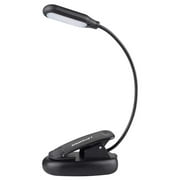 LEPOWER Clip on Book Light, Reading Light, Battery & USB Operated, Bed Light for Kids, Bookworms, Students, Black
