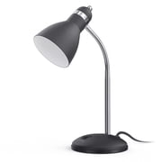 مصباح مكتب معدني LEPOWER ، مصباح طاولة Gooseneck قابل للتعديل للمنزل ، مكتب ، غرفة نوم ، ساندي بلاك