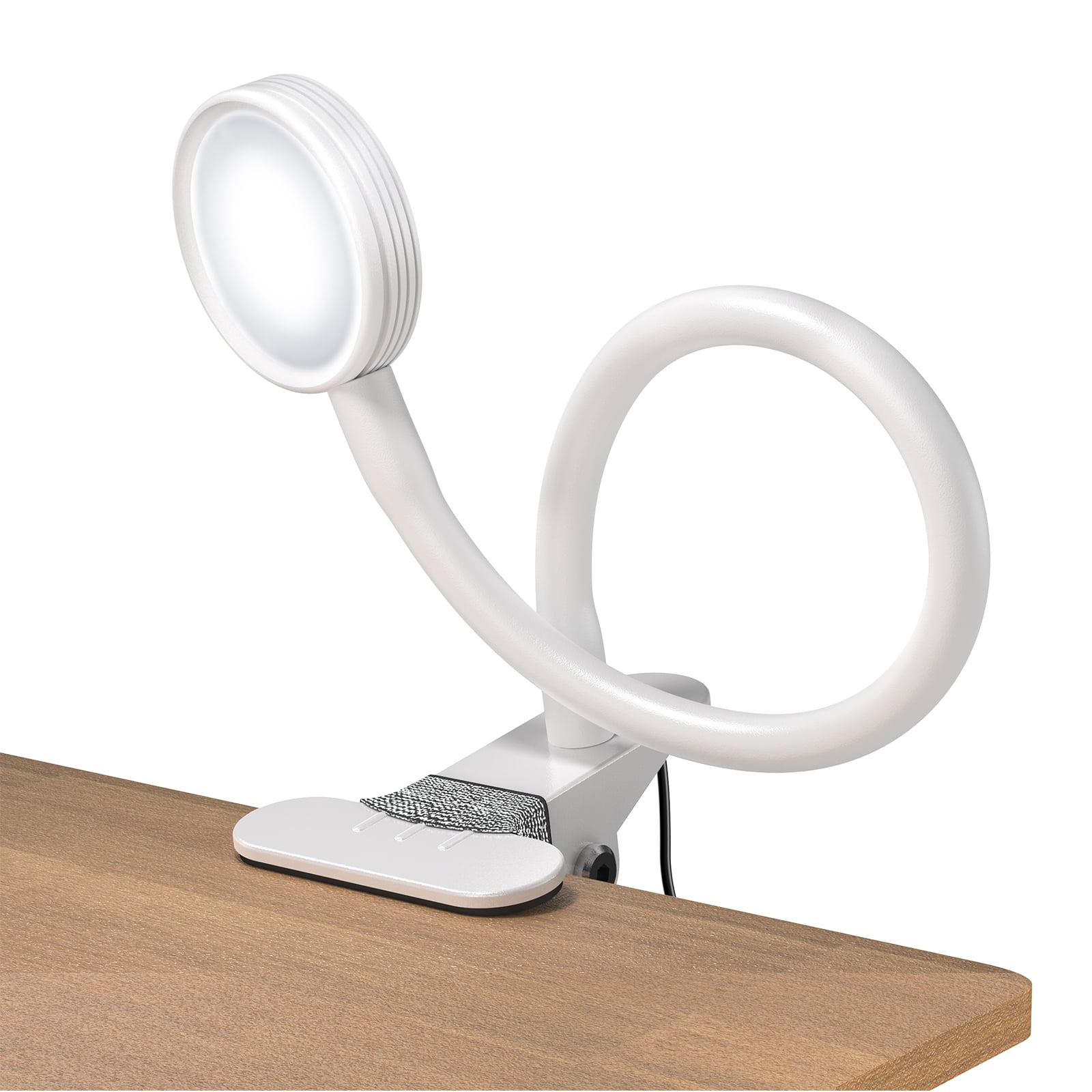 LEPOWER New Version Led Clip on Light, Clamp Reading Light with 3 Colors and Stepless Adjustable