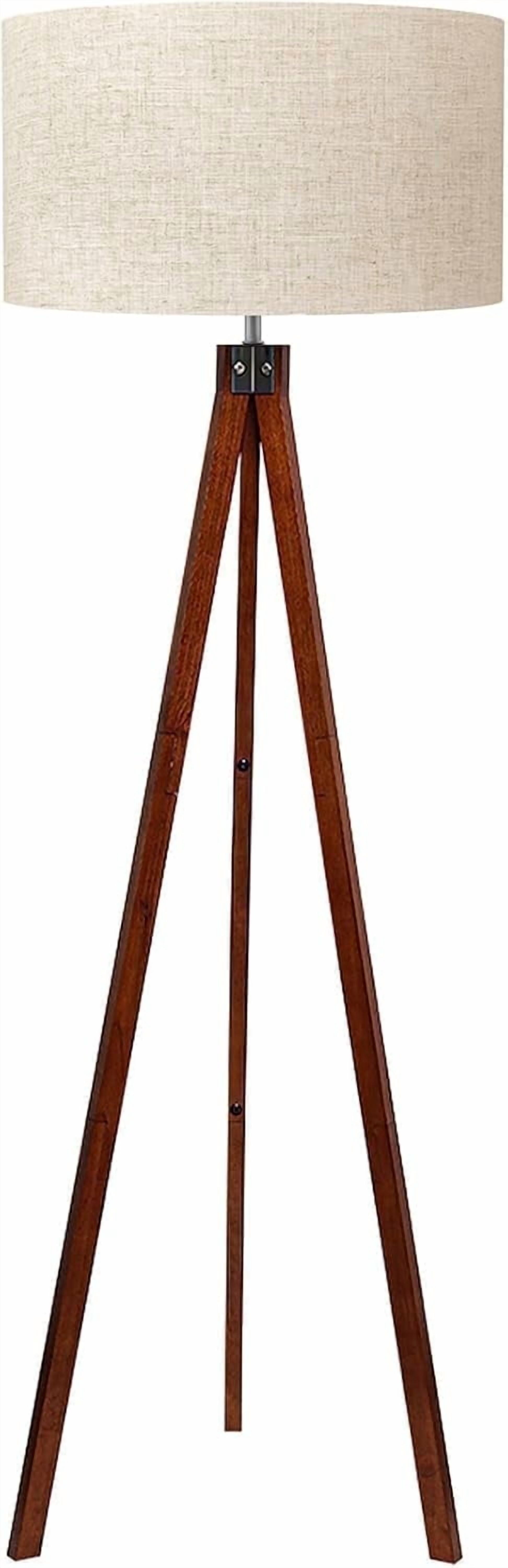 Lepower, Wood Tripod Floor Lamp, 61