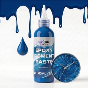 LEQU 100 Grams Lake Blue Epoxy Resin Color Paste Resin Pigment