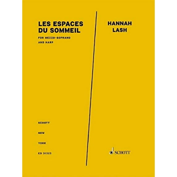 LES ESPACES DU SOMMEIL FOR MEZZO-SOPRANO AND HARP