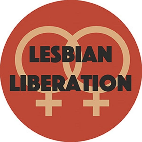 LESBIAN LIBERATION - LGBTQ Original Artwork STICKER, Extra Durable Decal, 4" x 4"