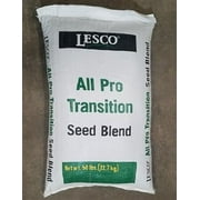 LESCO All Pro Transition Blend Grass Seed, 50 lbs - High Quality Tall Fescue, Dark Green
