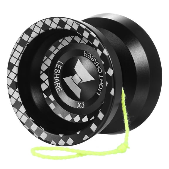 LESHARE Professional Yoyo Ball Aluminum Alloy Responsive YoYo with Unresponsive Bearing for Professionals Beginners