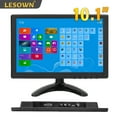 thumbnail image 1 of LESOWN 10.1 inch Industrial Monitor 1280x800 HD IPS Touch Wide Screen 16:9 Capacitive Touch LCD Panel VGA HDMI AV BNC USB Interface Display, 1 of 10
