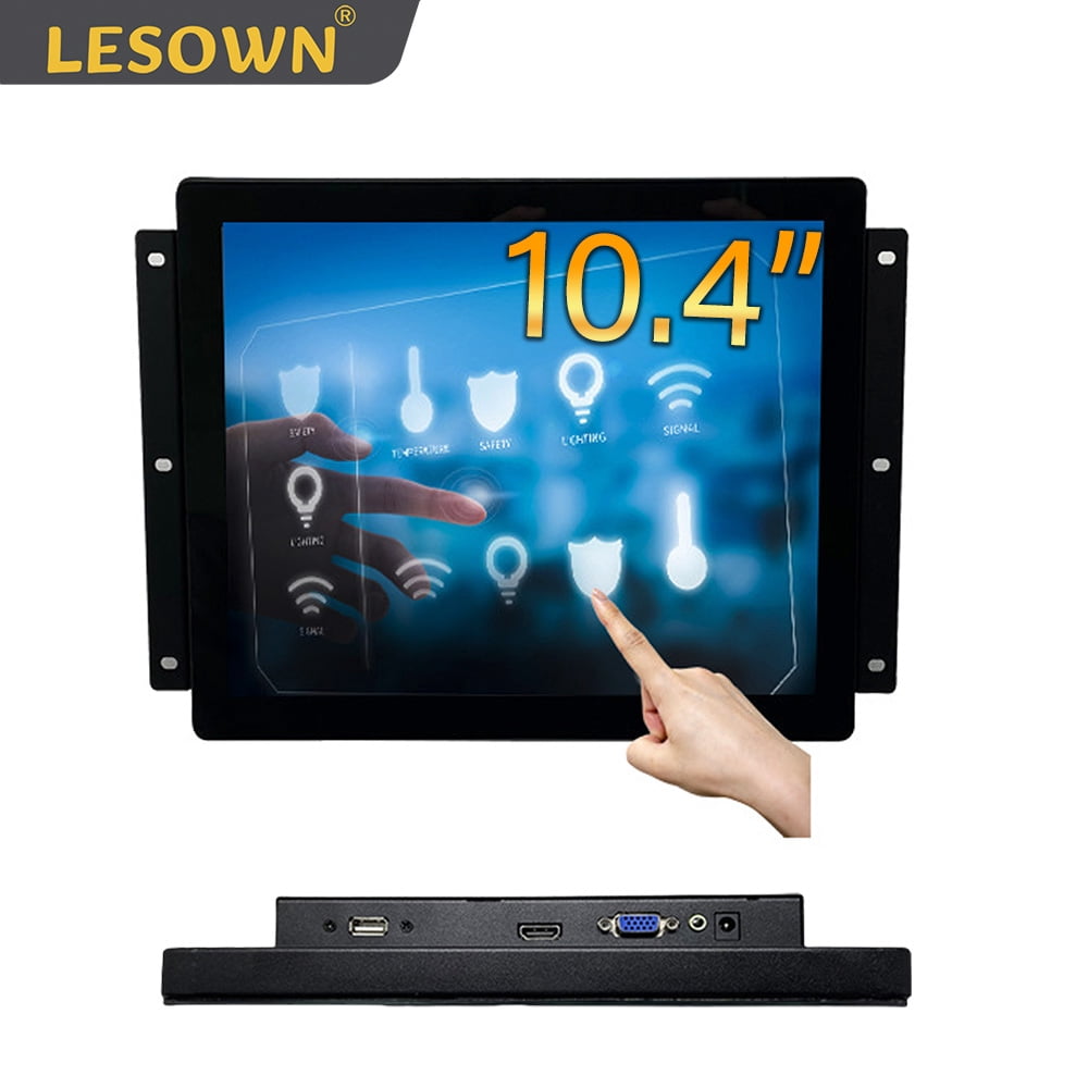 Screen Horns LESOWN 10.4 Inch HMI Display TN Screen 1024x768 Resistive Touch ...