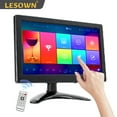 thumbnail image 1 of LESOWN HDMI Display 9-inch Capacitive Touchscreen Widescreen 16:9 1024x600 HD Secondary LCD Screen Computer Gaming CCTV Display with Speakers for PC Laptops, 1 of 11