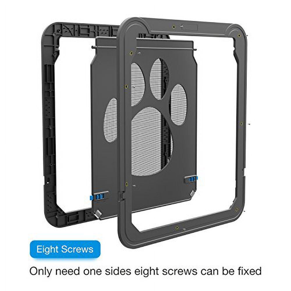 LESYPET Dog Door for Screen Door Large Breed, Dog Screen Door Sliding