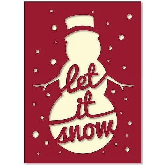 LET IT SNOW LIGHT BOX by Malden Design
